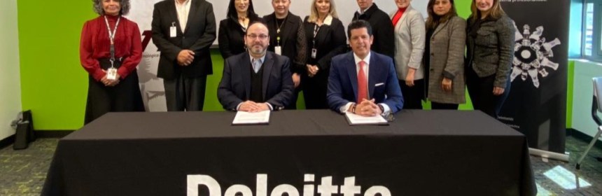 Despacho Deloitte firma convenio con Universidad de Tijuana