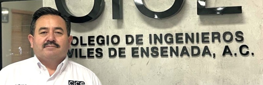 Ricardo Alberto Herrera Magdaleno fue electo como presidente del XXVIII Consejo Directivo del Colegio de Ingenieros Civiles de Ensenada, A.C. (CICE), para el bienio 2025 – 2027